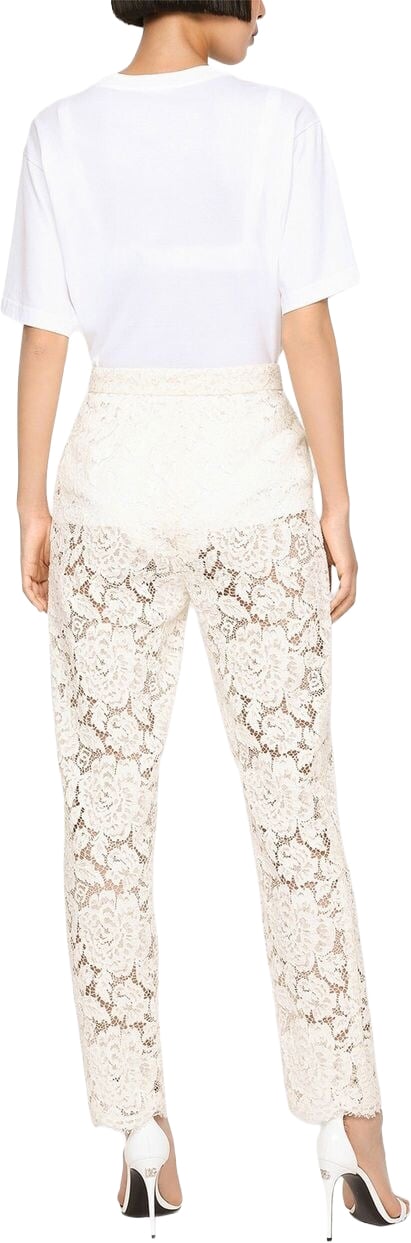 Dolce & Gabbana Trousers White Wit