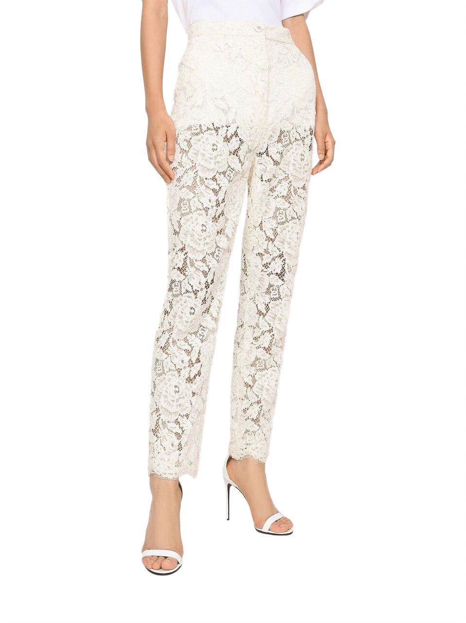 Dolce & Gabbana Trousers White Wit