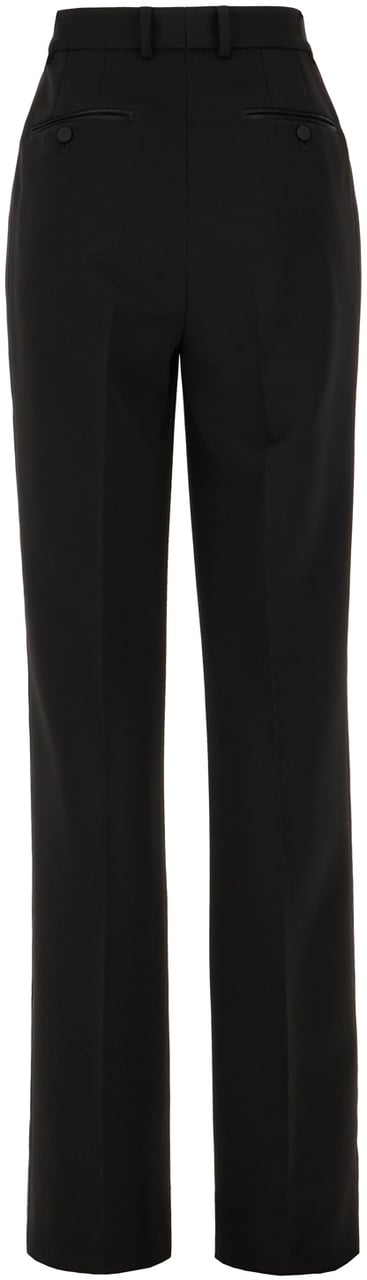 Dolce & Gabbana Dolce&gabbana Black wool blend pants Zwart