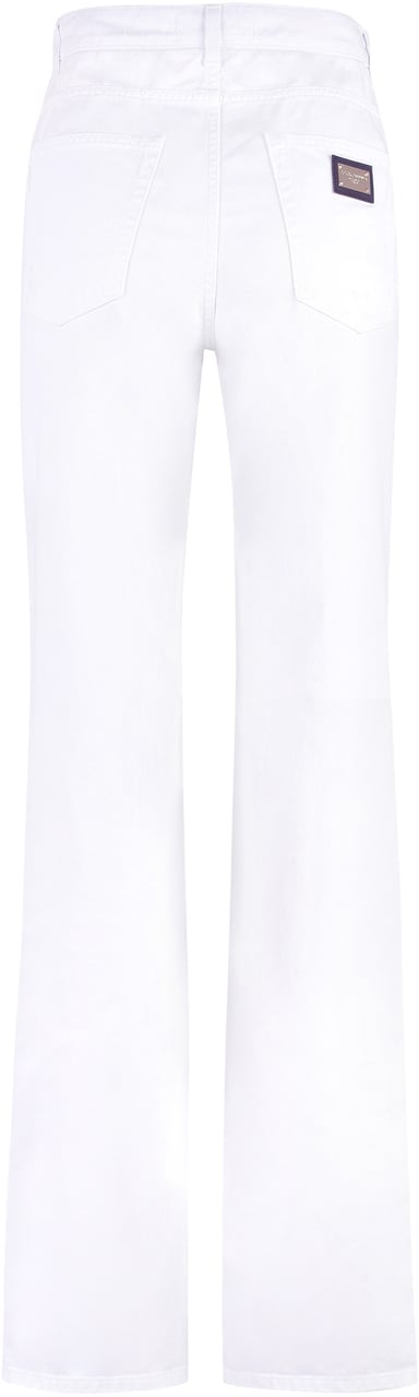 Dolce & Gabbana 5-pocket straight-leg jeans Wit
