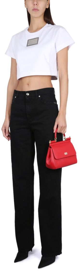 Dolce & Gabbana Flare Jeans Zwart