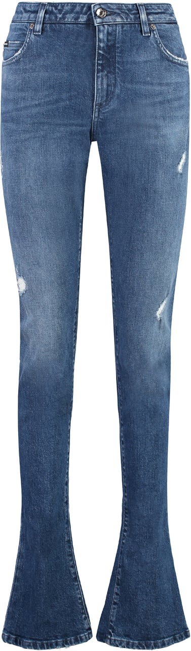 Dolce & Gabbana 5-pocket skinny jeans Blauw
