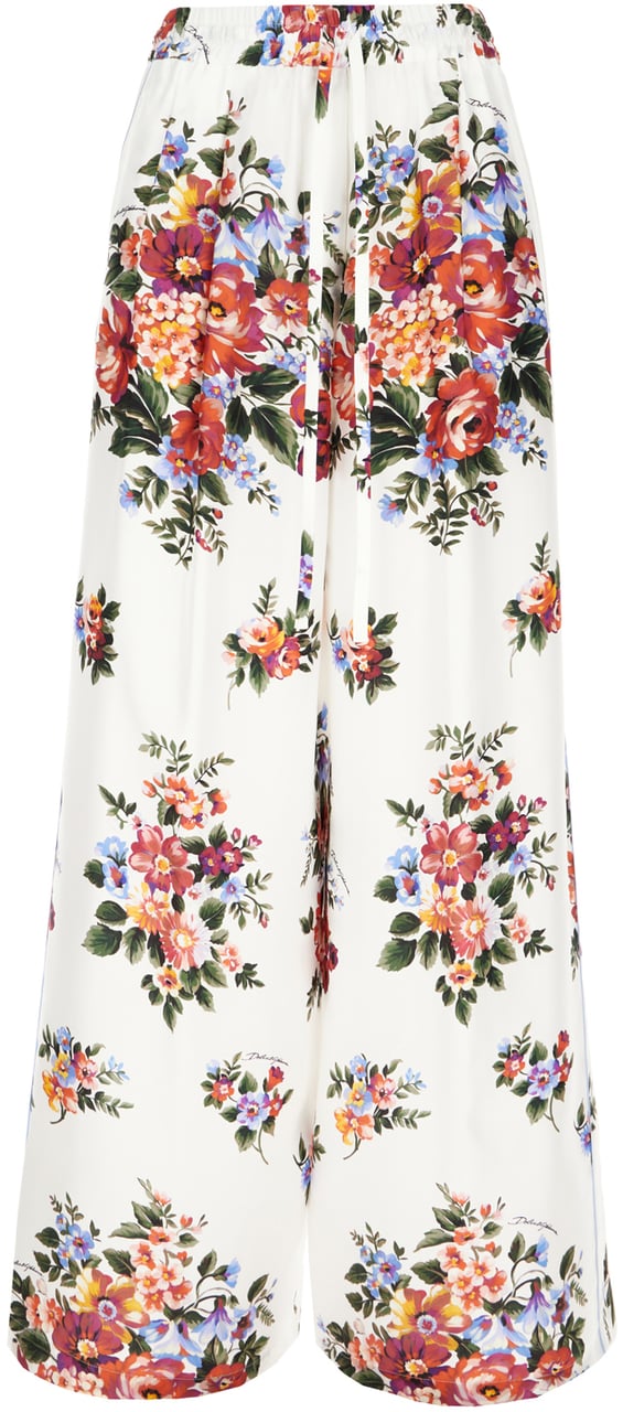 Dolce & Gabbana Printed silk pants Divers
