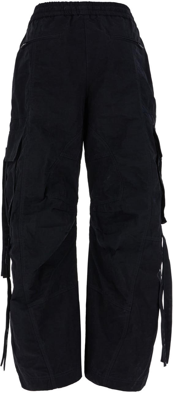 Dolce & Gabbana Dolce&gabbana Black cotton blend cargo pants Zwart