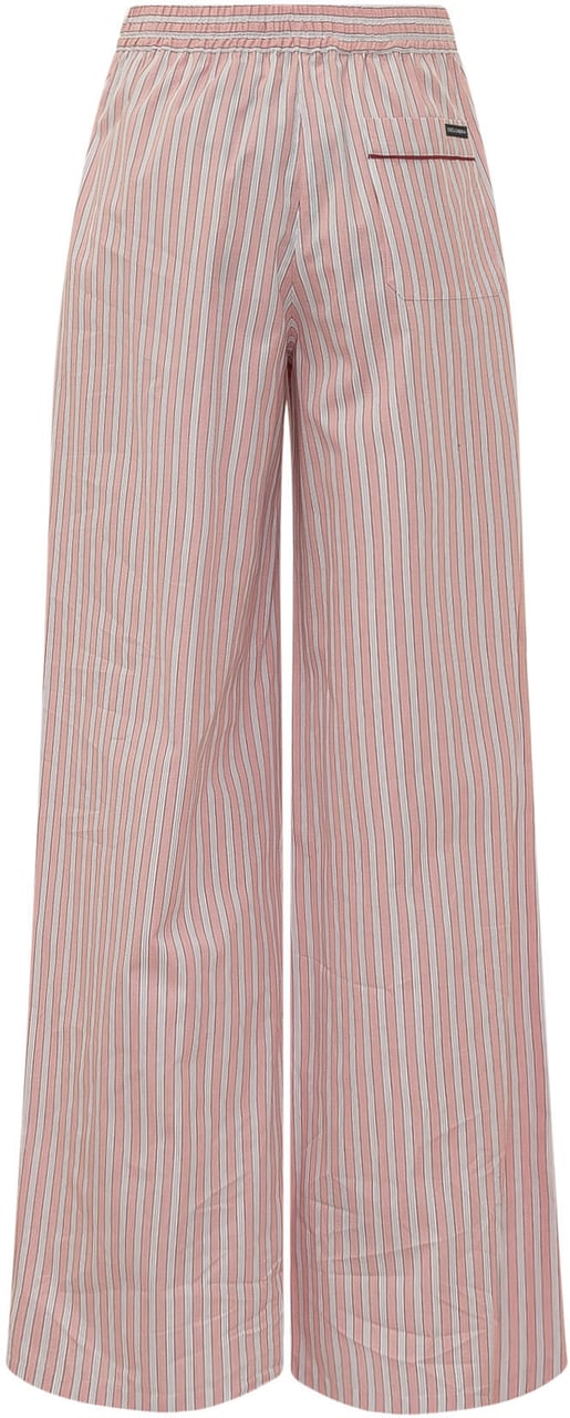 Dolce & Gabbana Pantaloni a Righe con Vita Elasticizzata Roze