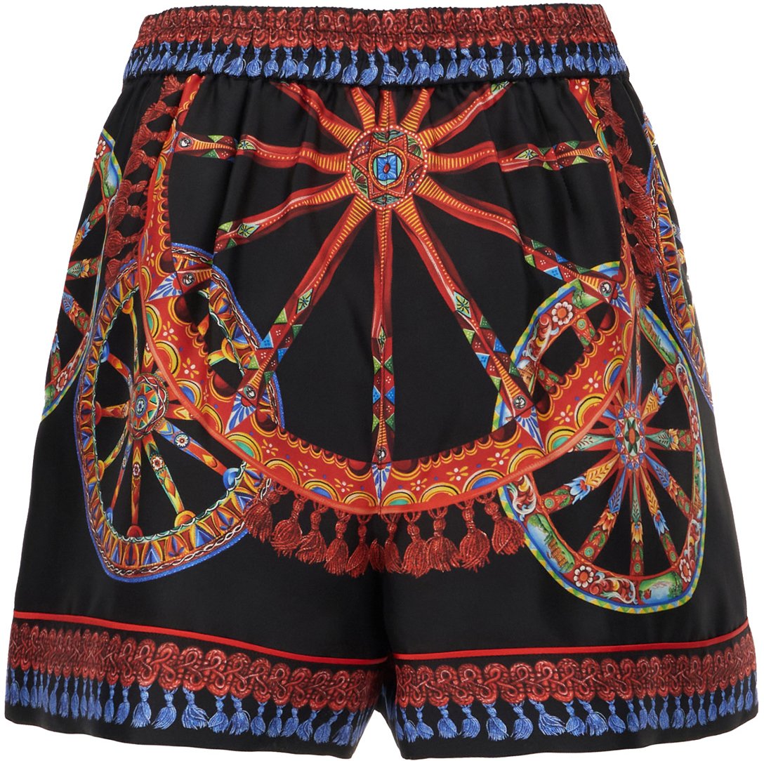 Dolce & Gabbana Dolce&gabbana Printed silk shorts Divers