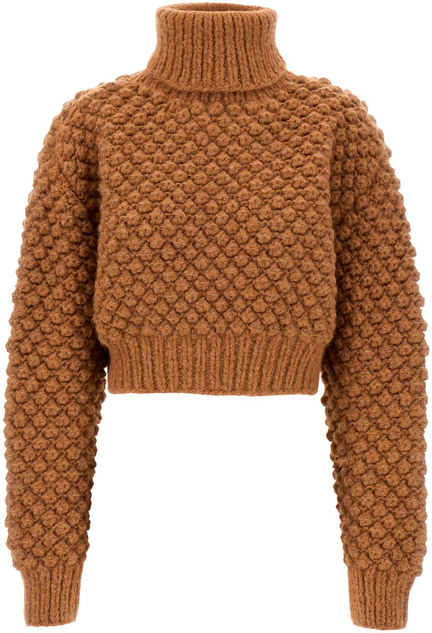 Dolce & Gabbana Dolce&gabbana Camel alpaca blend sweater Bruin