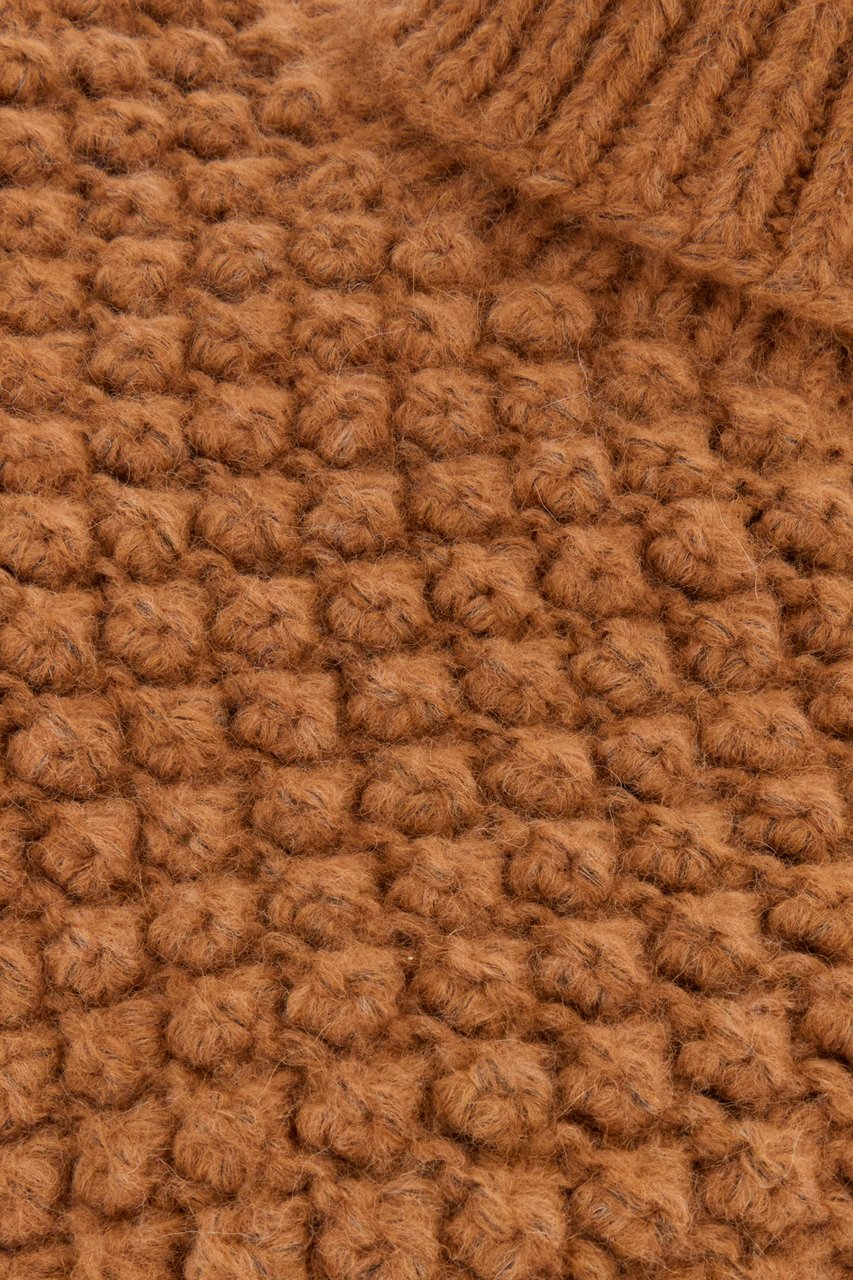 Dolce & Gabbana Dolce&gabbana Camel alpaca blend sweater Bruin