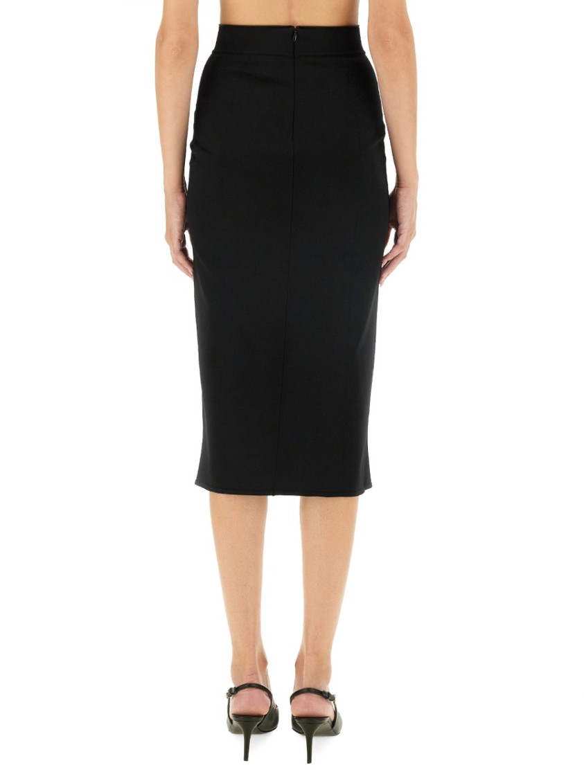 Dolce & Gabbana Longuette Skirt Zwart
