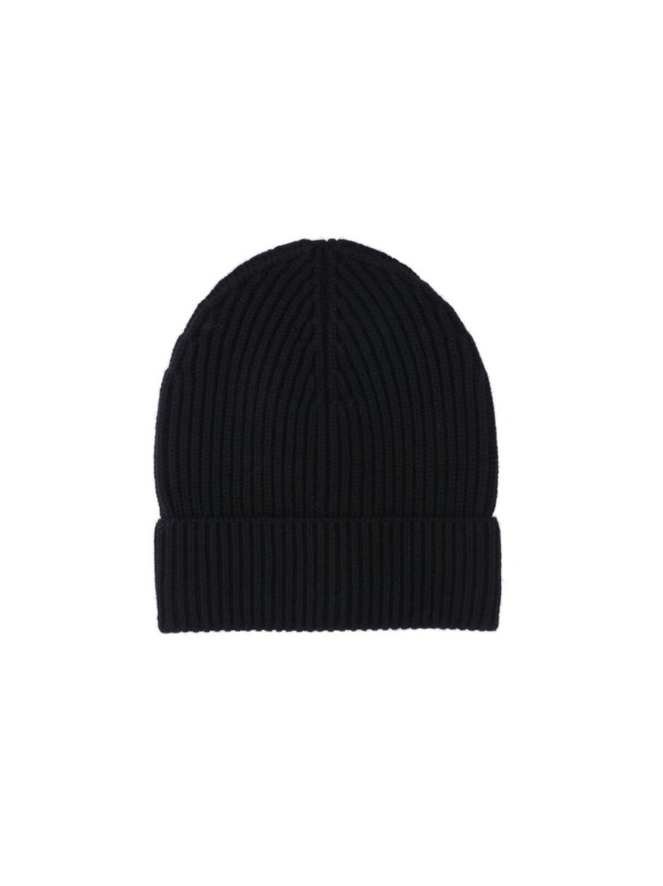 Dolce & Gabbana Cashmere And Wool Beret With Wide Fold Zwart