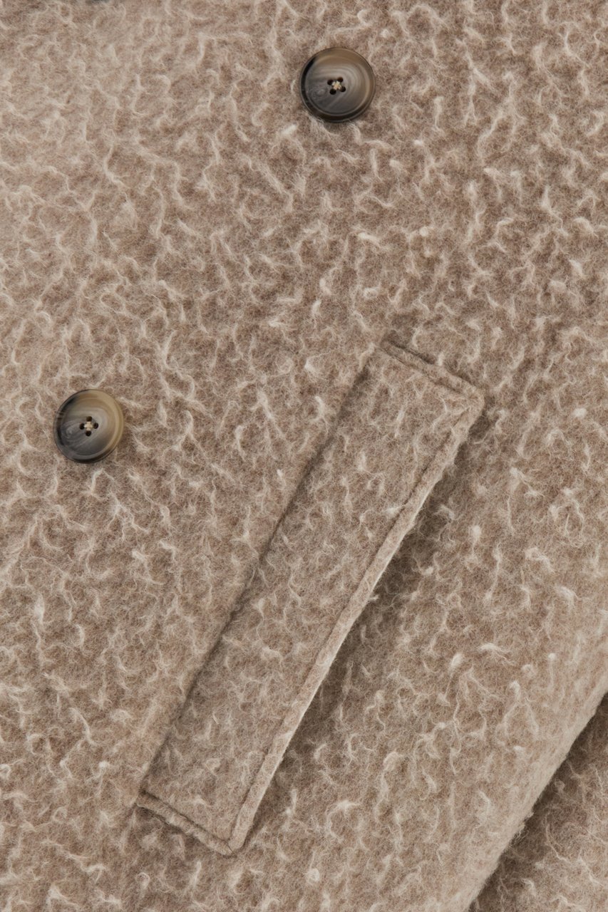 Dolce & Gabbana Dolce&gabbana Cappuccino stretch wool blend coat Beige