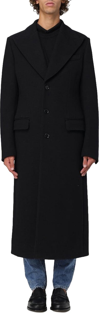 Dolce & Gabbana Coat Black Zwart