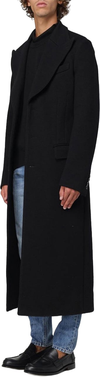 Dolce & Gabbana Coat Black Zwart