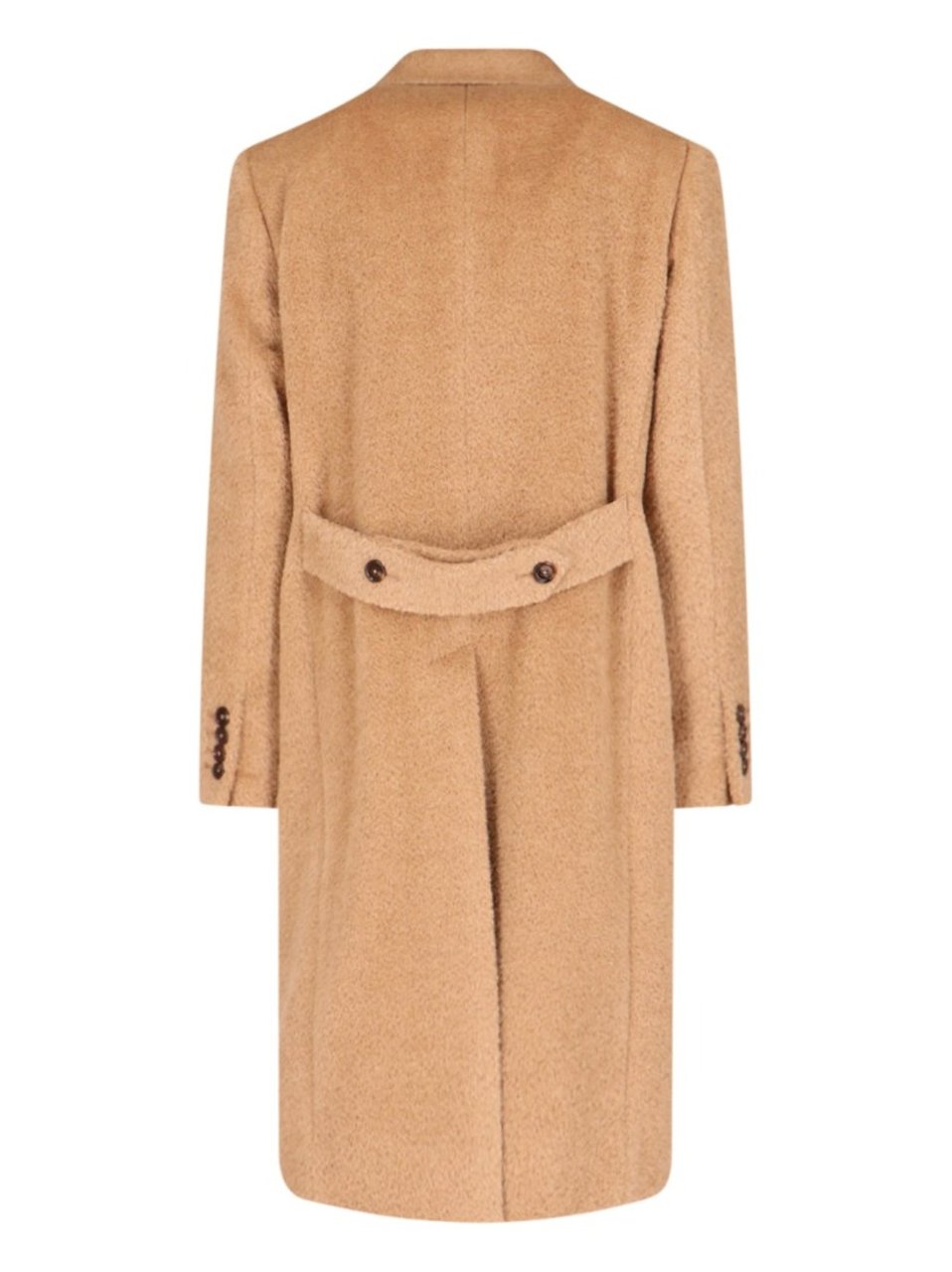 Dolce & Gabbana Double-Breasted Coat – Beige Neutraal