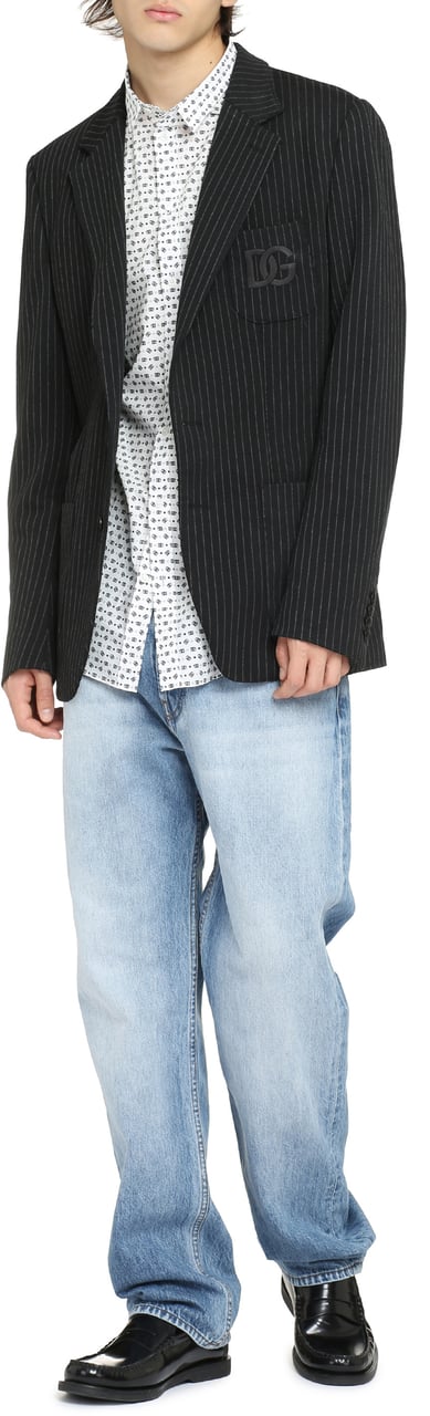 Dolce & Gabbana Portofino single-breasted two-button jacket Zwart