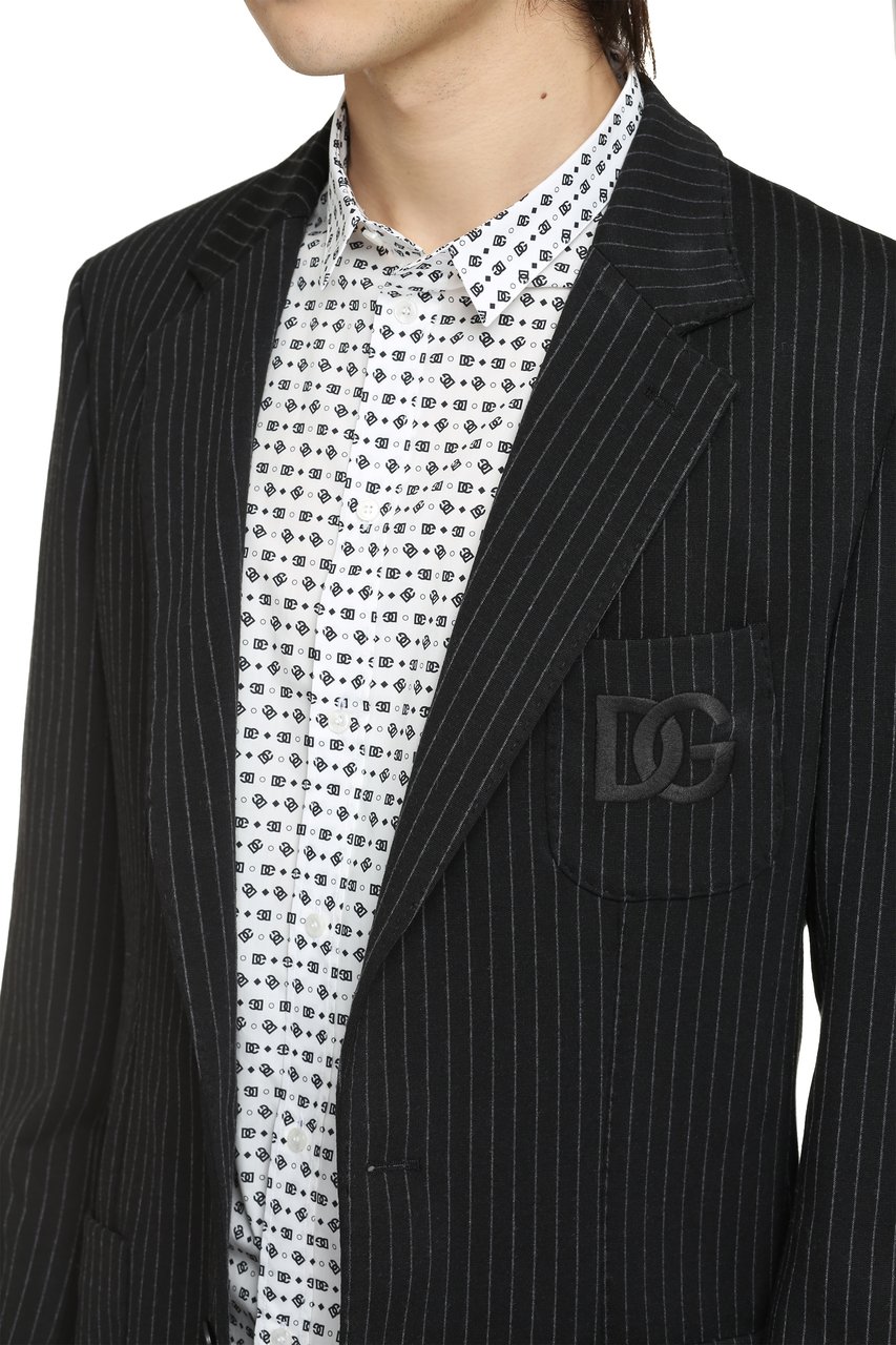 Dolce & Gabbana Portofino single-breasted two-button jacket Zwart