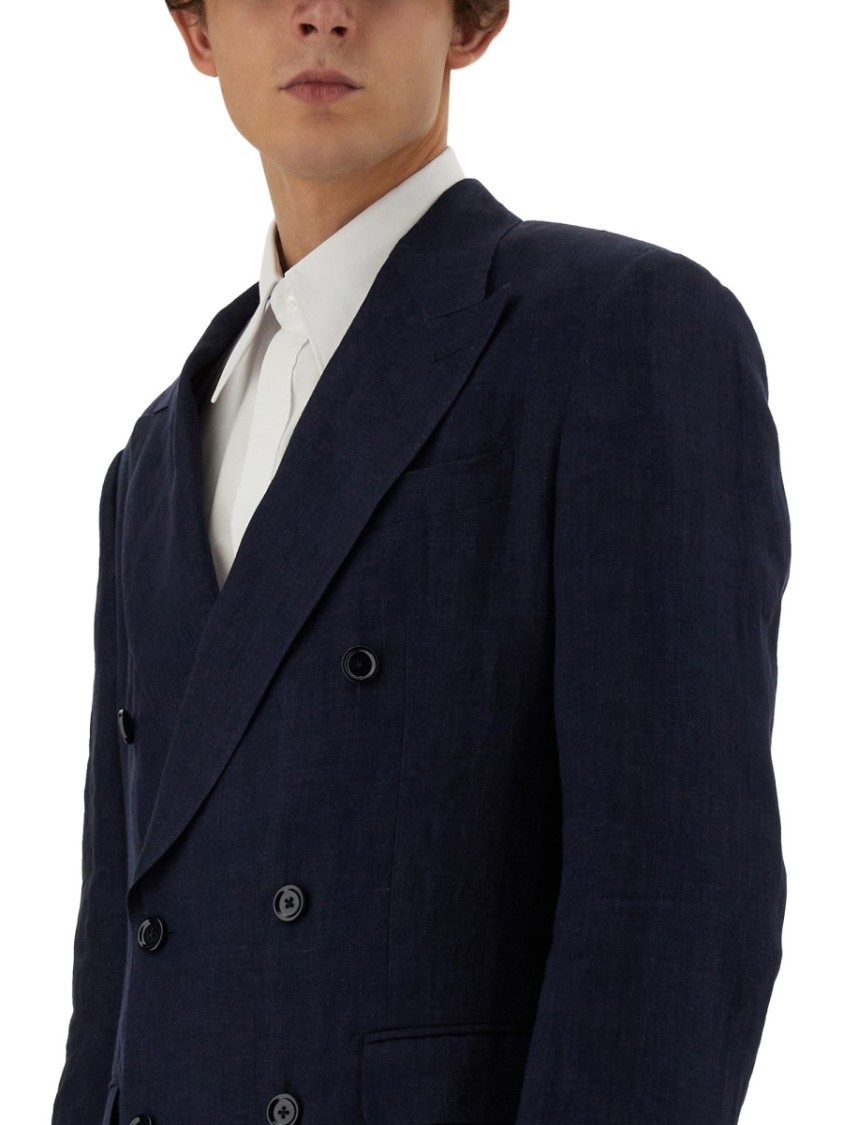 Dolce & Gabbana Double-Breasted Jacket Blauw