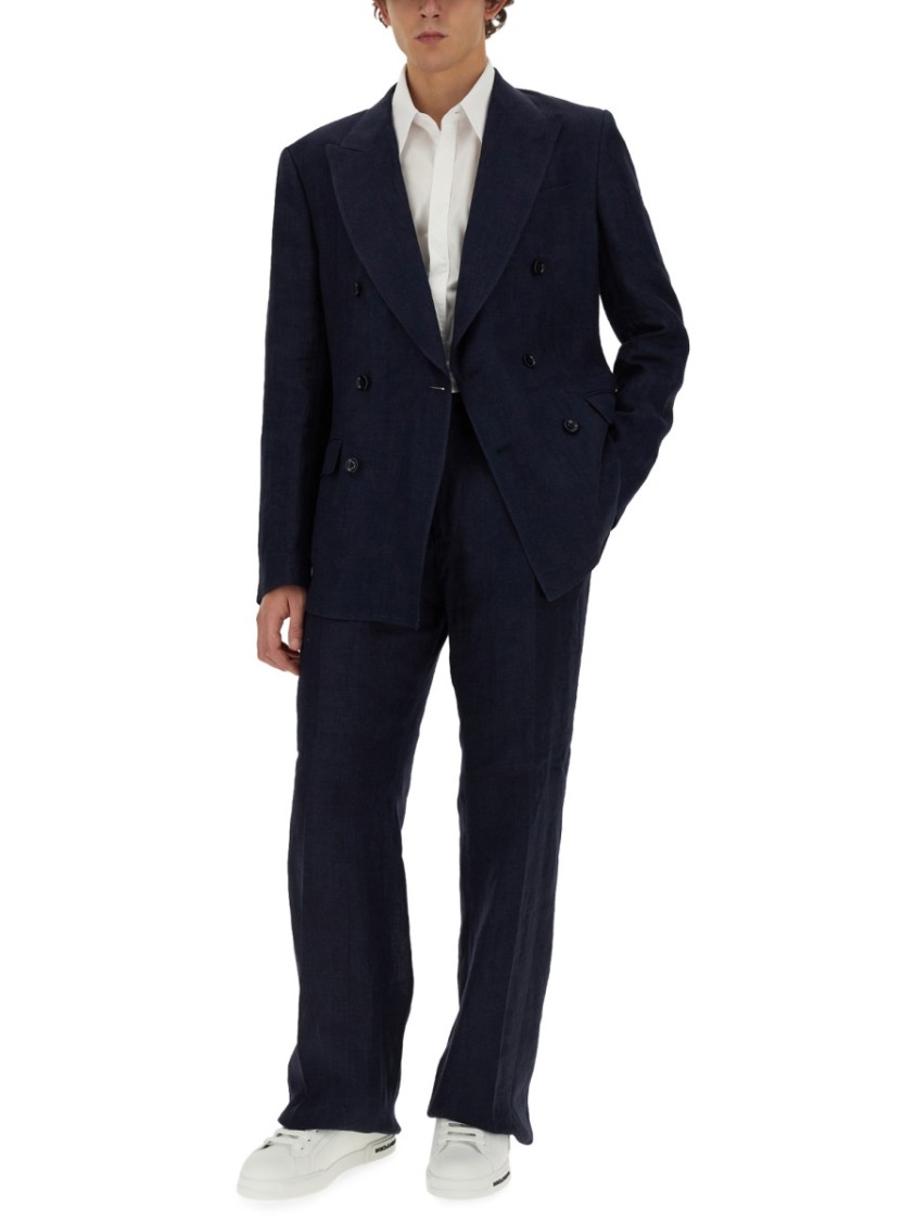 Dolce & Gabbana Double-Breasted Jacket Blauw