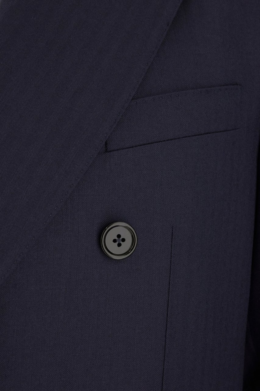 Dolce & Gabbana Dolce&gabbana Midnight blue wool blazer Blauw