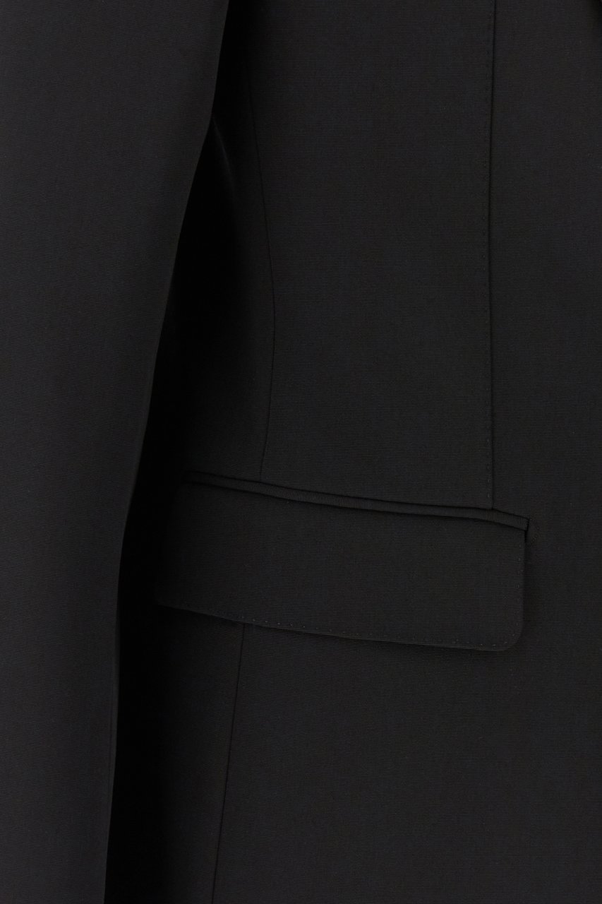 Dolce & Gabbana Dolce&gabbana Black wool blazer Zwart