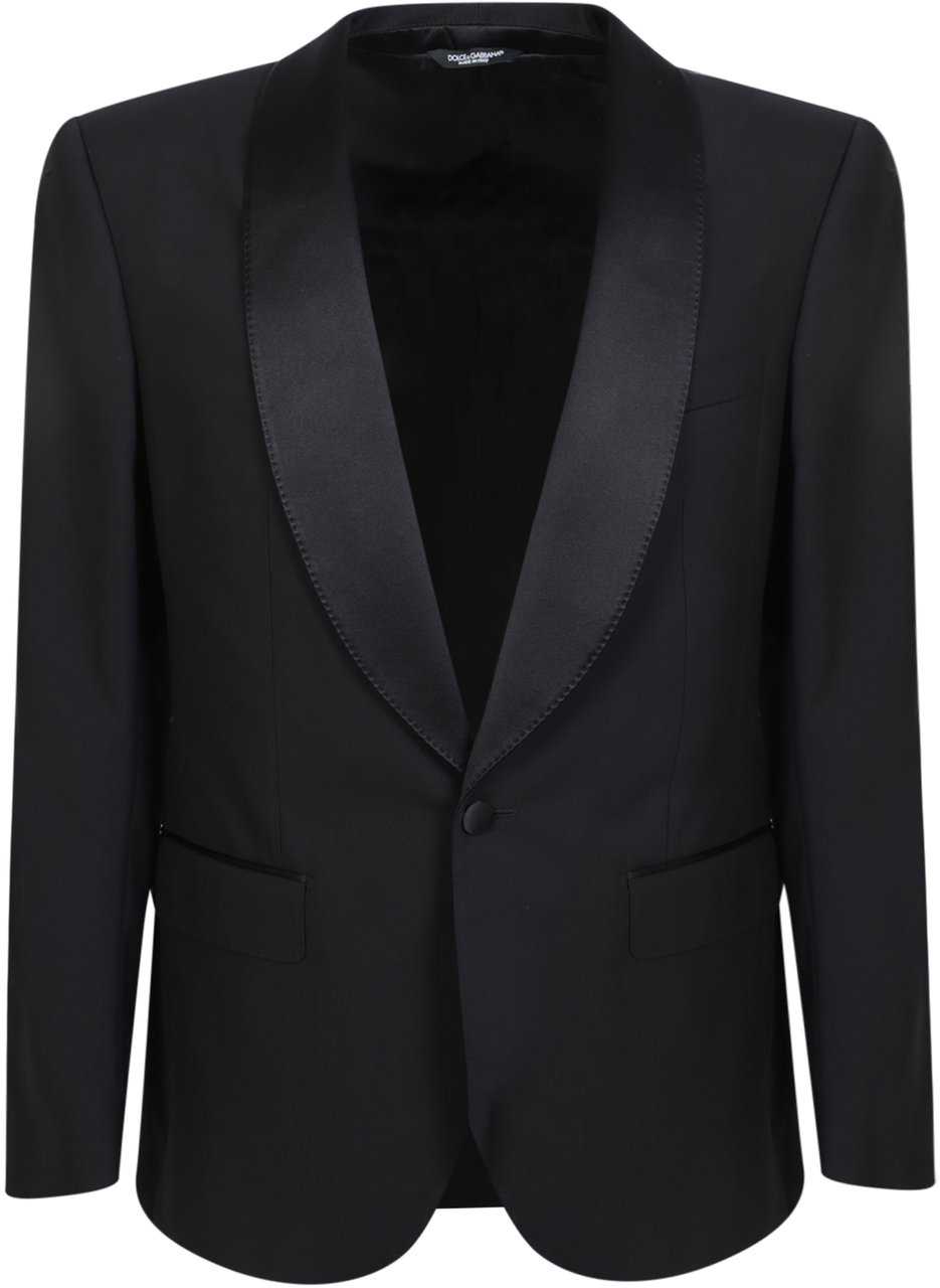 Dolce & Gabbana DOLCE & GABBANA Black Blazers Zwart