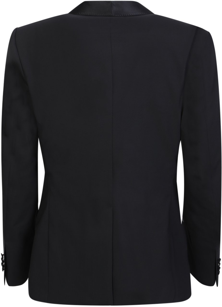 Dolce & Gabbana DOLCE & GABBANA Black Blazers Zwart