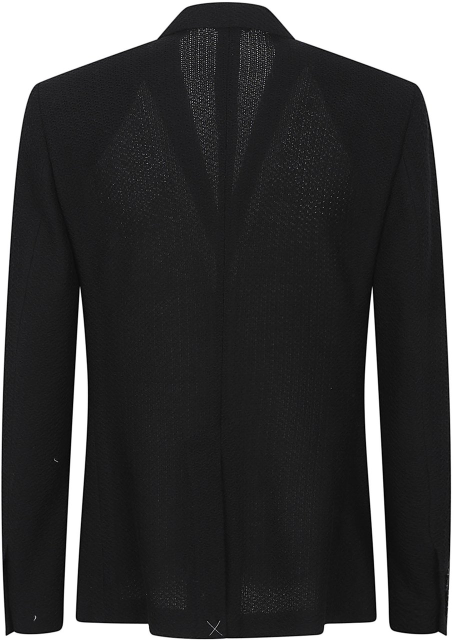 Dolce & Gabbana Double-Breasted Tailored Jacket Zwart