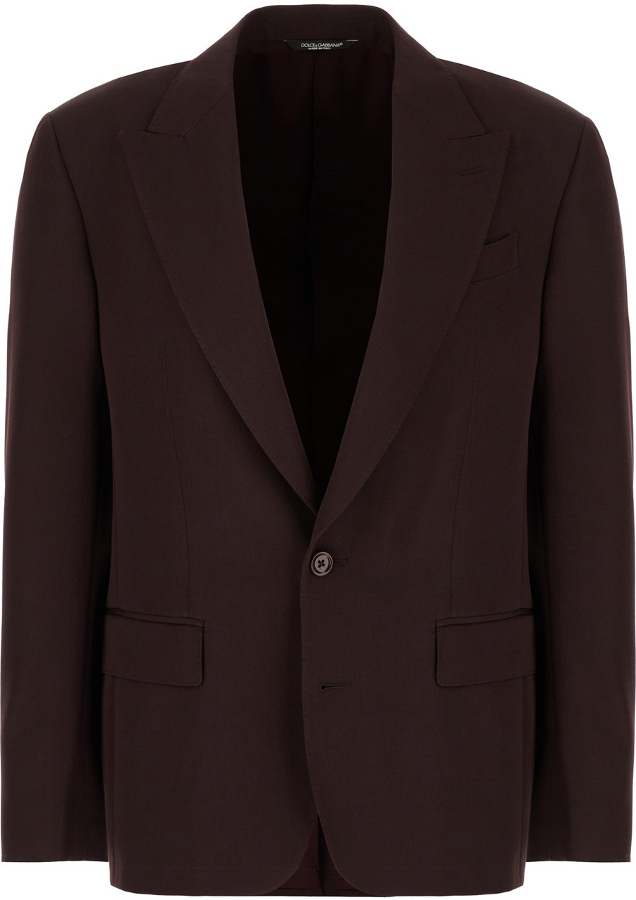 Dolce & Gabbana Dolce&gabbana Plum wool blazer Paars