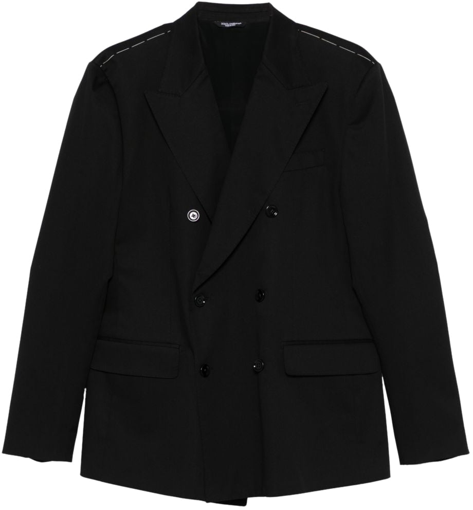 Dolce & Gabbana Jackets Black Zwart