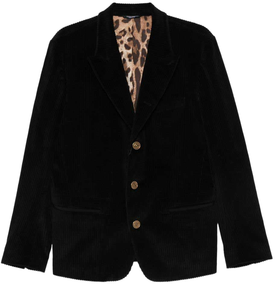 Dolce & Gabbana Jackets Black Zwart