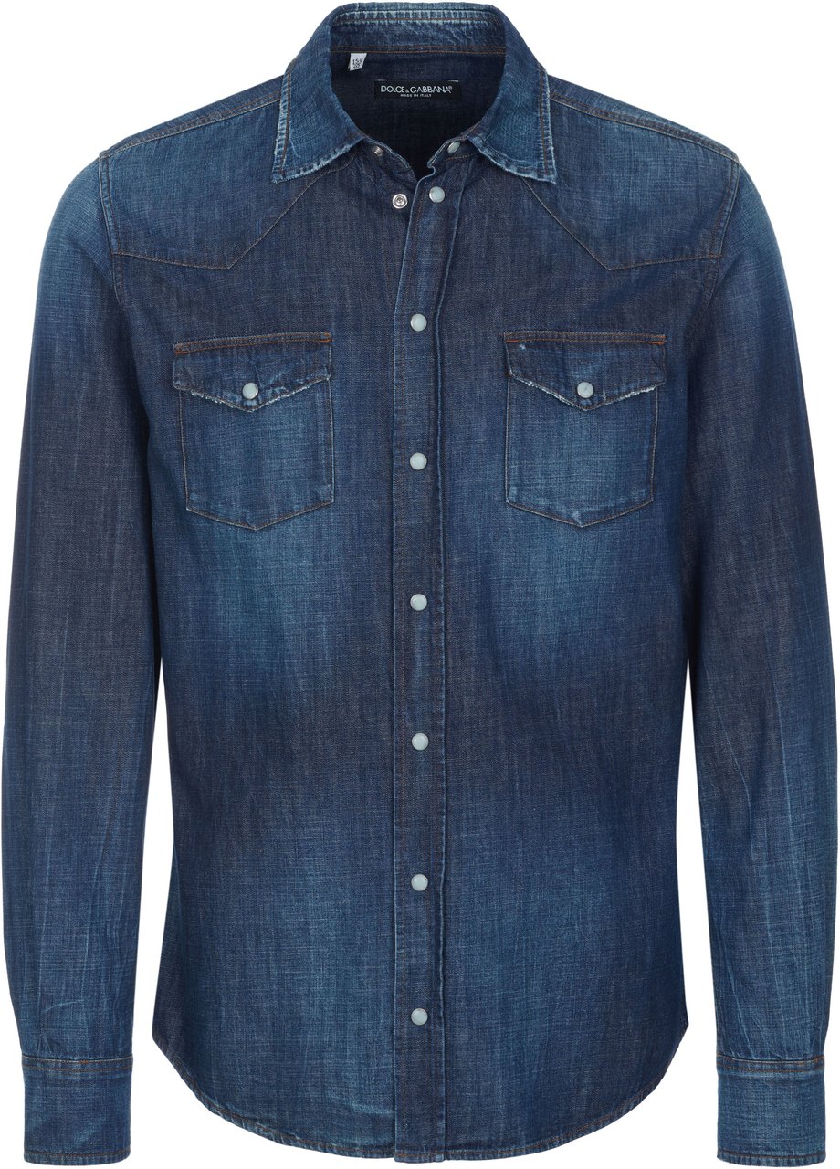 Dolce & Gabbana Dolce & Gabbana Hemd Blauw