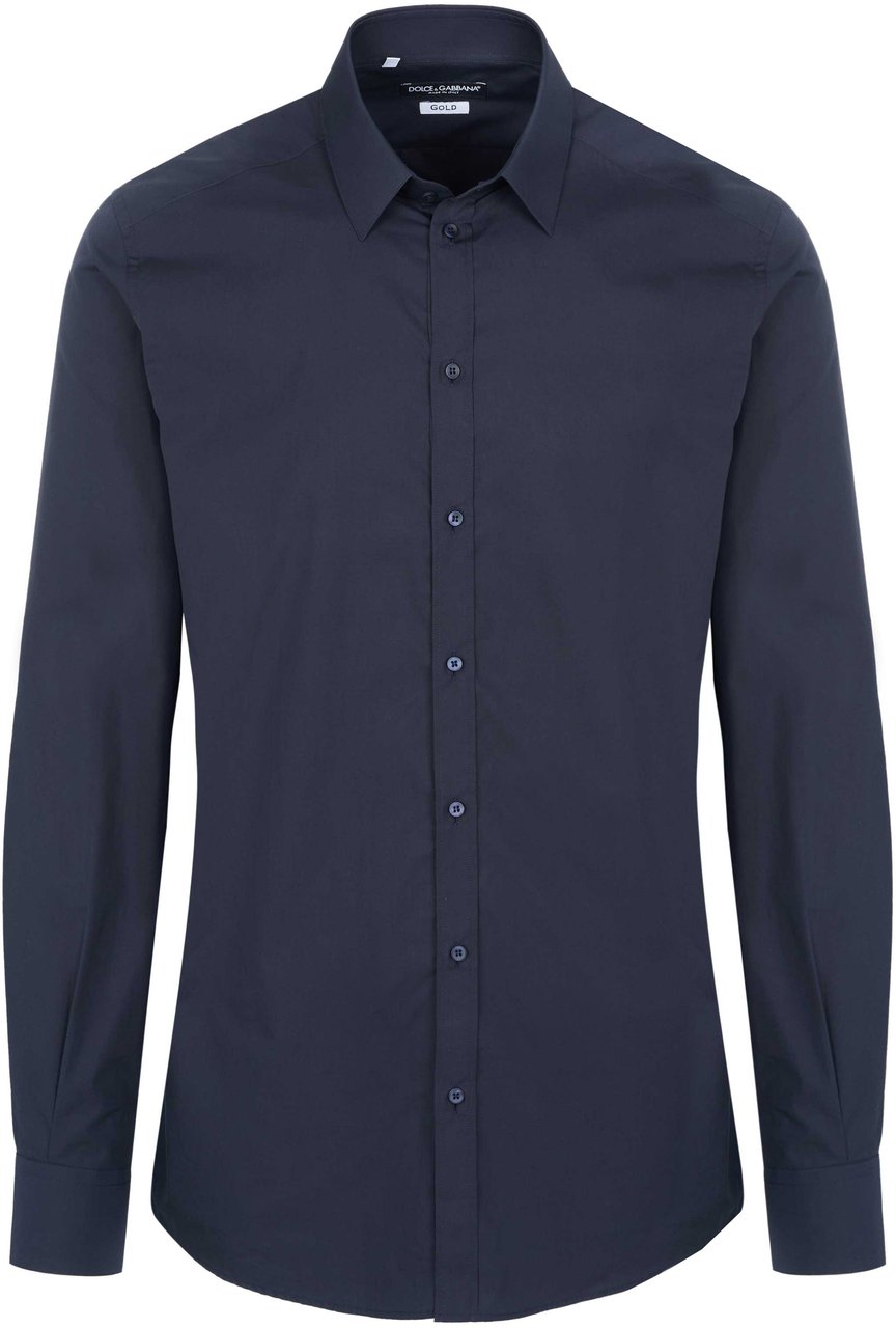 Dolce & Gabbana Dolce & Gabbana GOLD Hemd nachtblau Navy