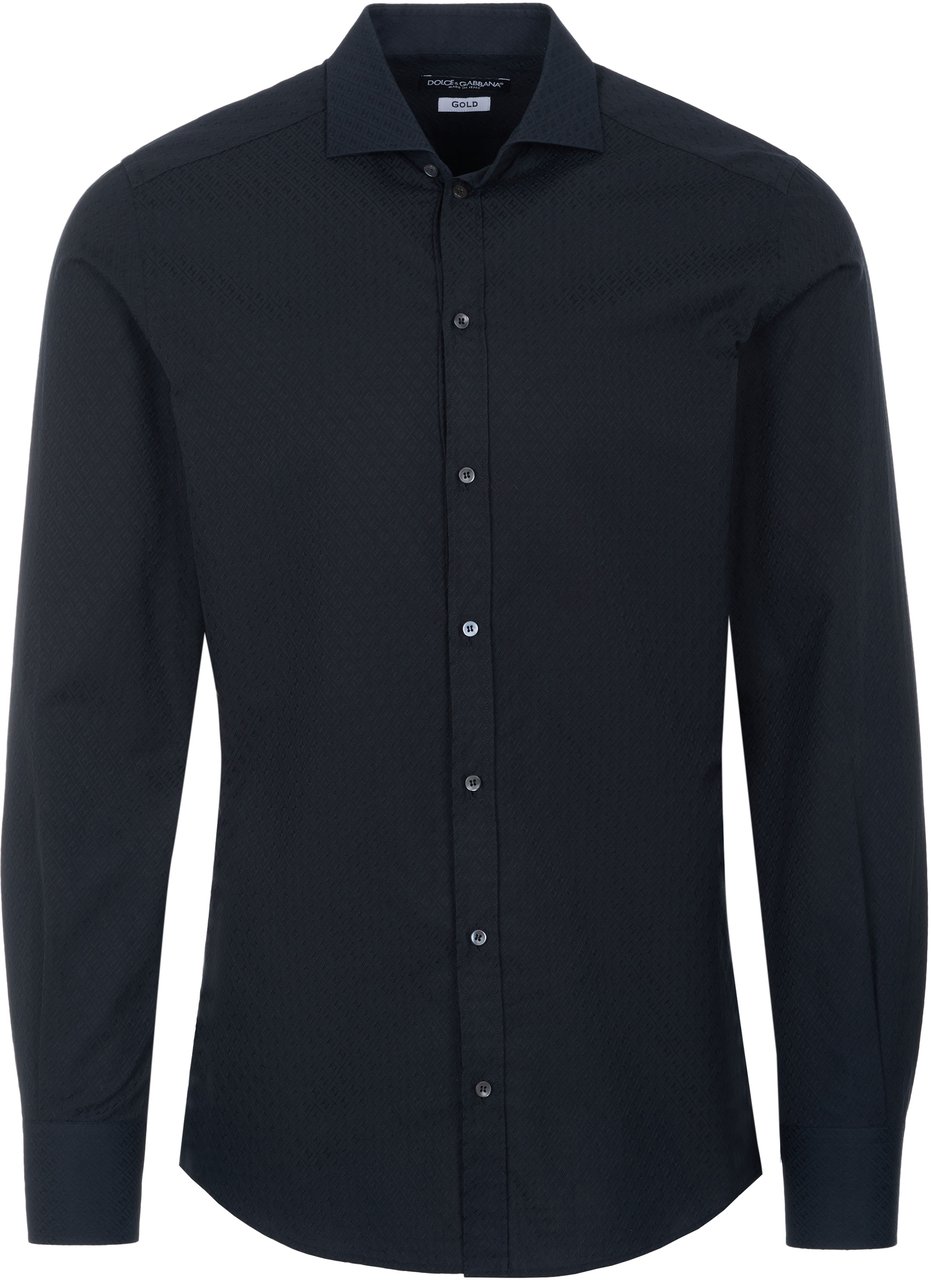 Dolce & Gabbana GOLD Hemd schwarz Zwart