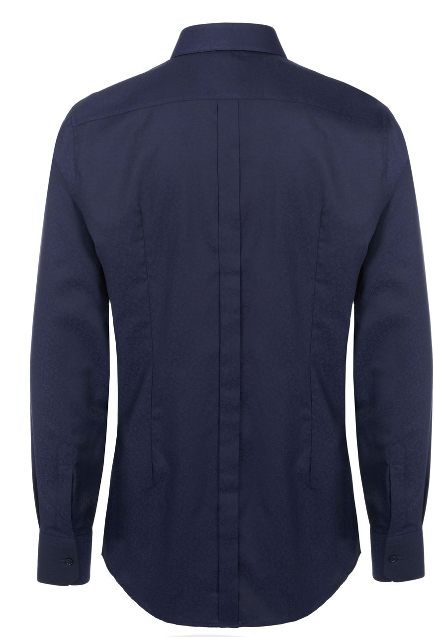 Dolce & Gabbana Dolce & Gabbana Gold Hemd nachtblau Navy