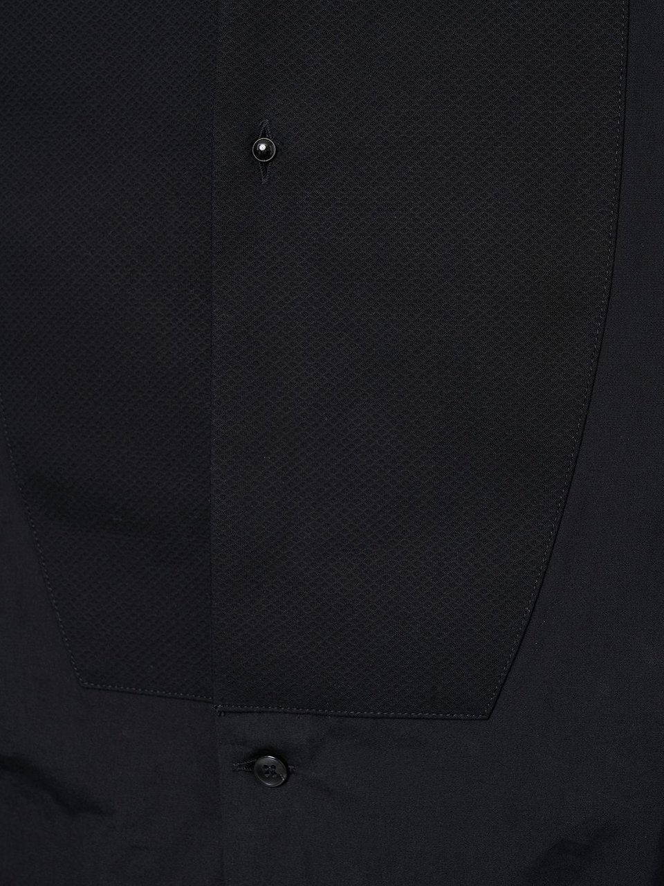Dolce & Gabbana Elegant black shirt with classic collar Zwart