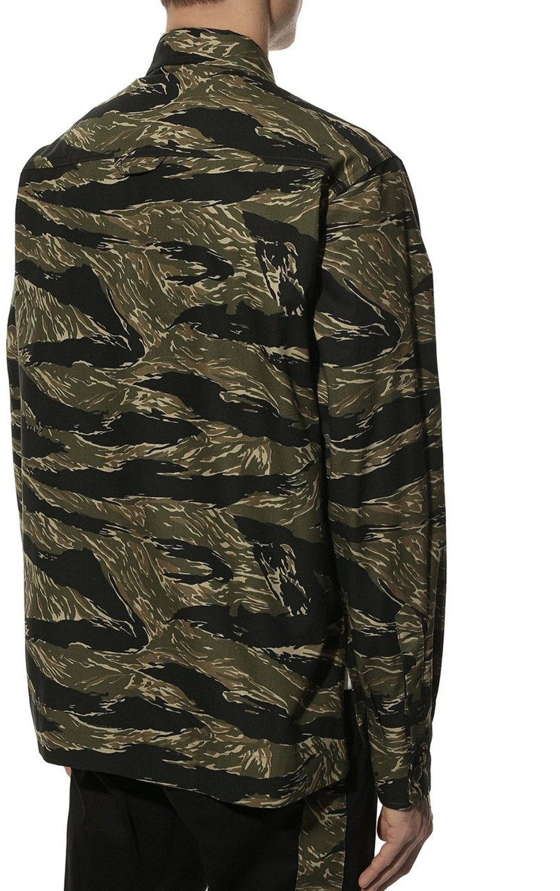 Dolce & Gabbana Dolce & Gabbana Camouflage Shirt Groen
