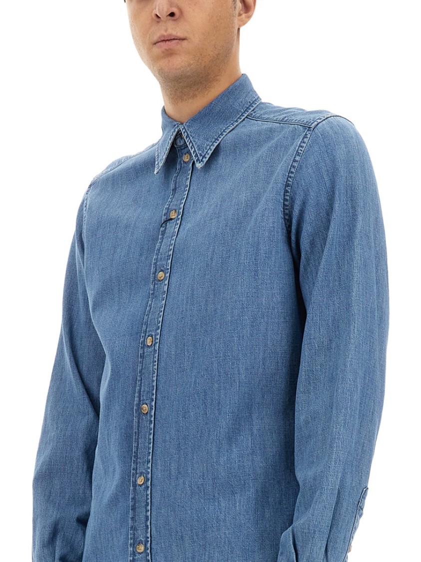 Dolce & Gabbana Cotton Shirt Blauw