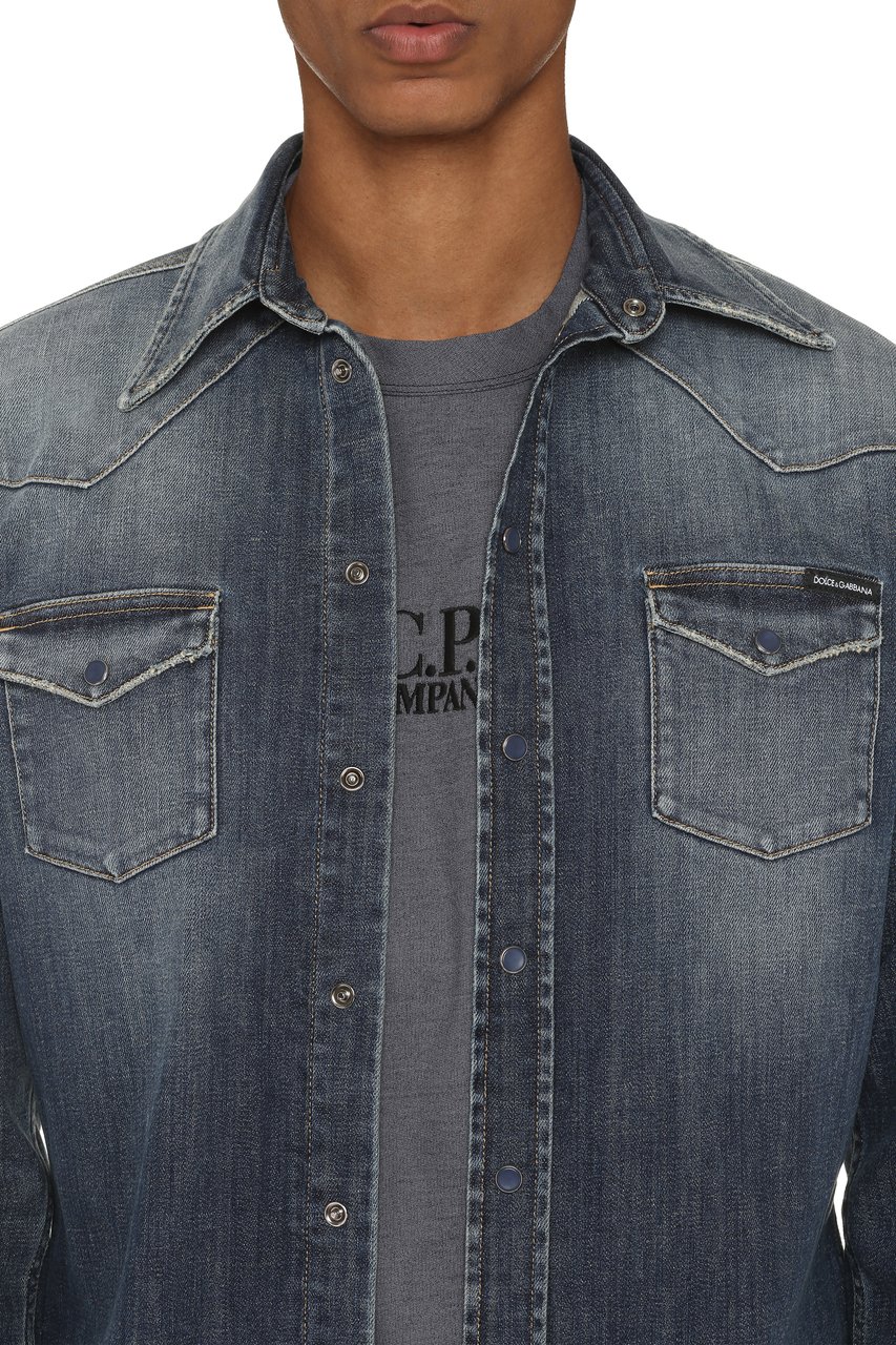 Dolce & Gabbana Denim shirt Blauw