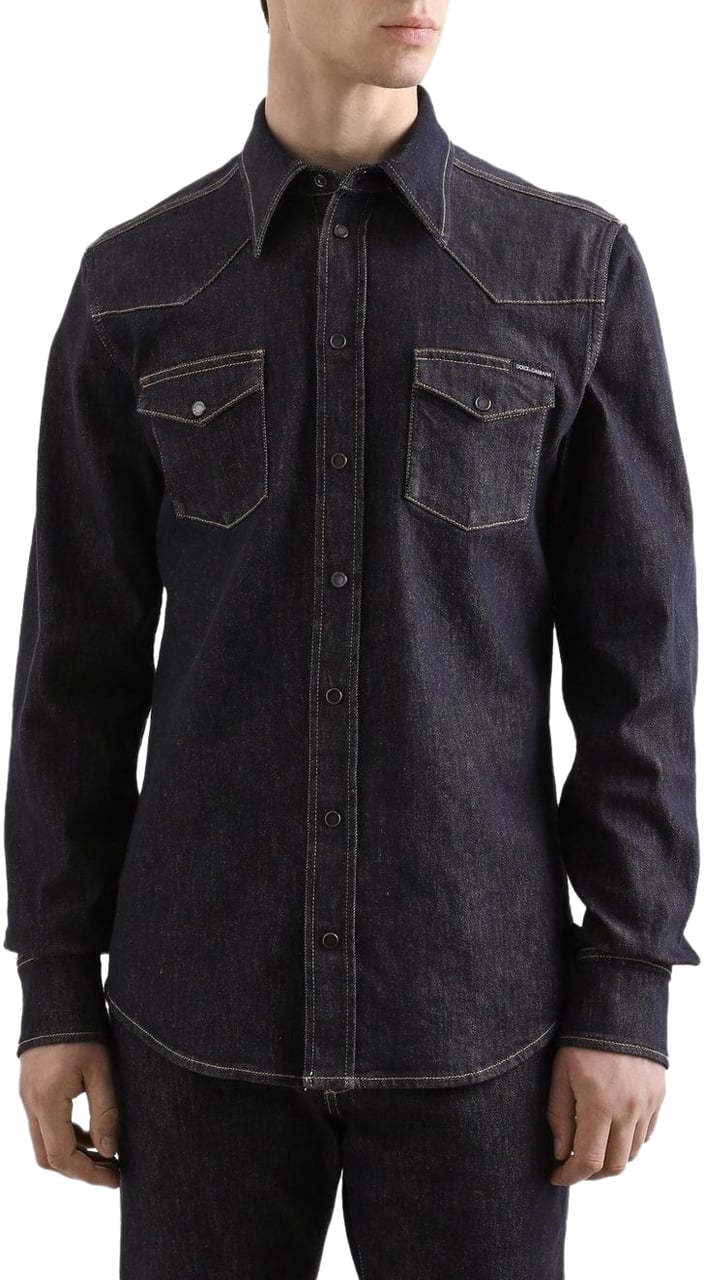 Dolce & Gabbana Shirts Blue Blauw