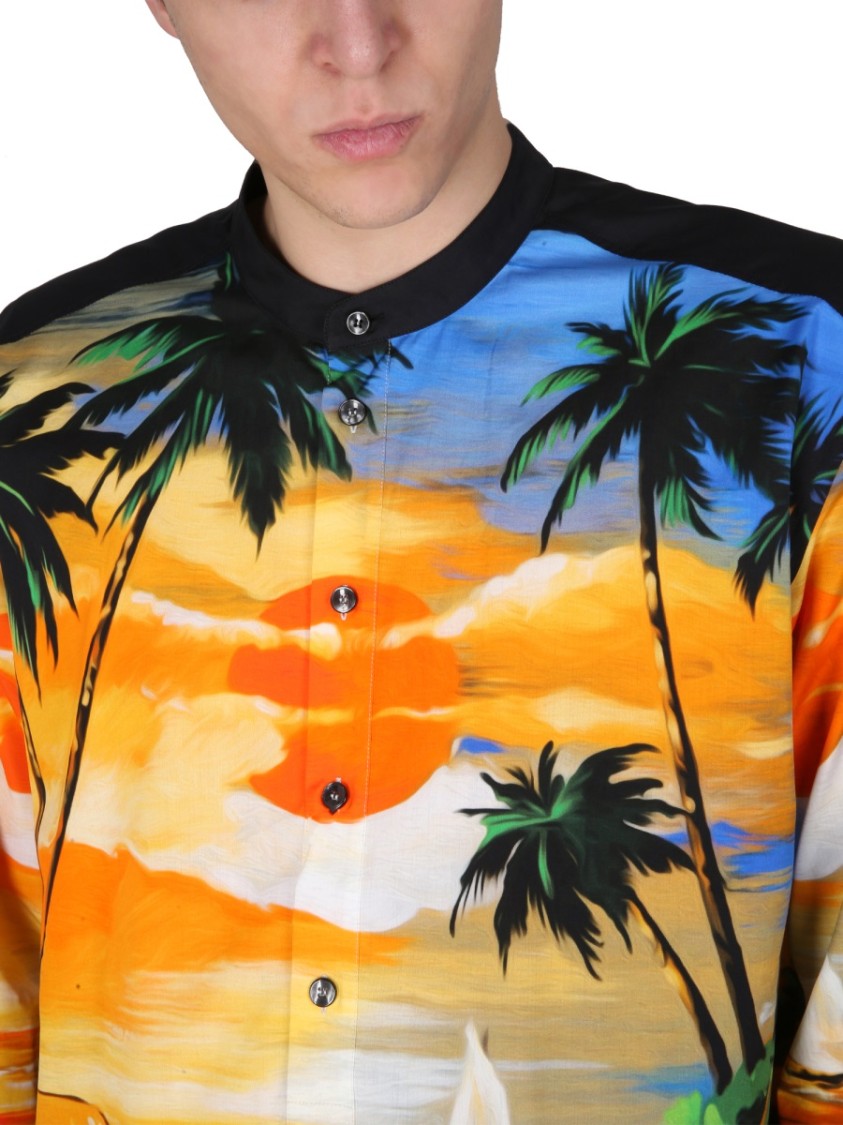 Dolce & Gabbana Hawaii Print Shirt Divers