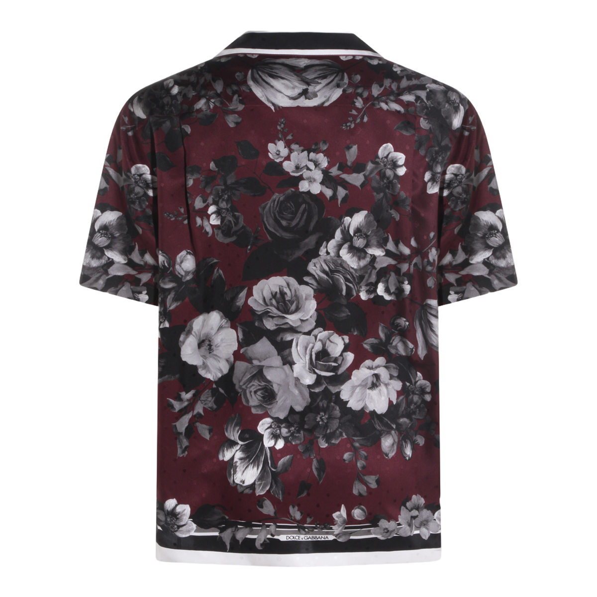 Dolce & Gabbana Timeless White Shirt with Structured Collar Wit