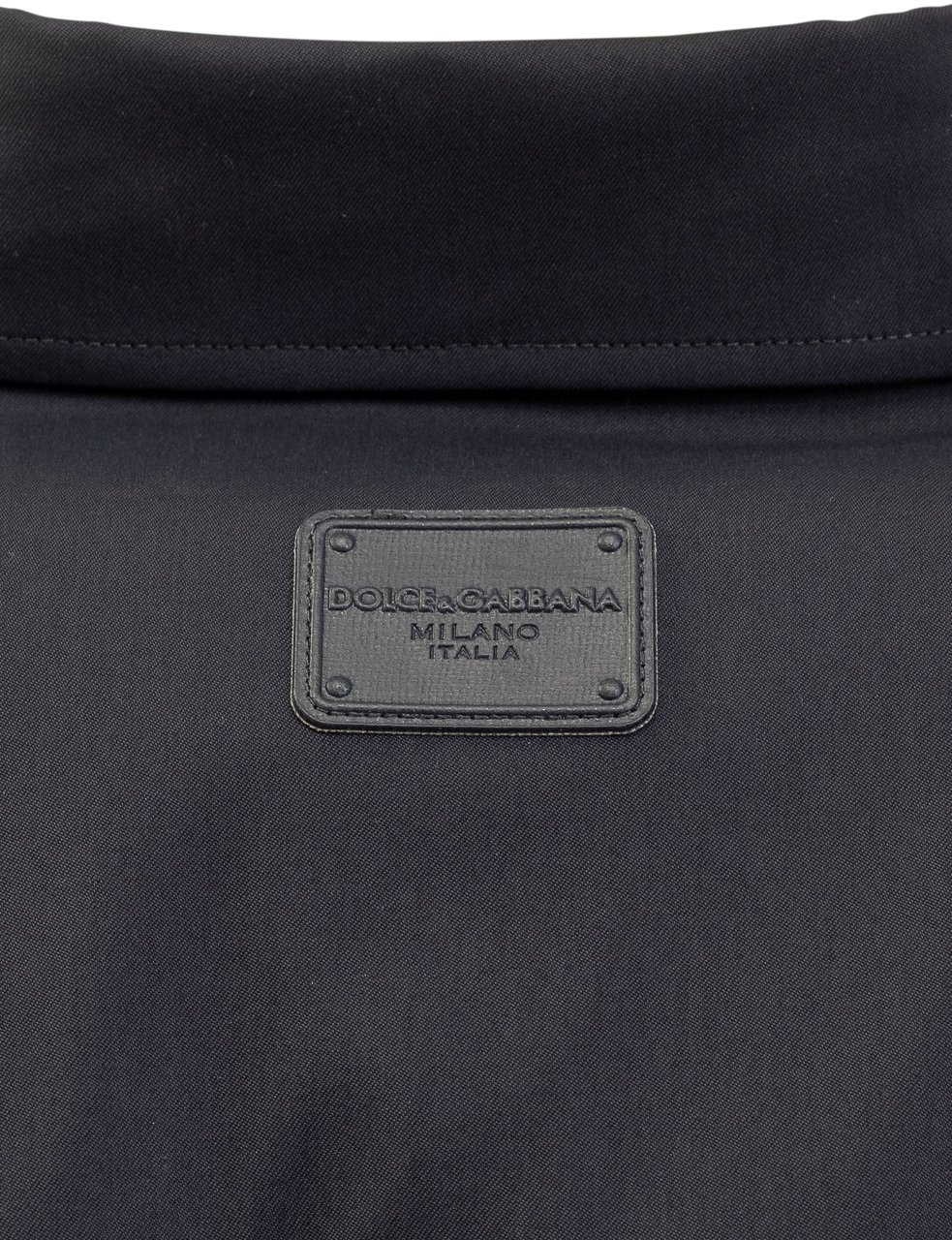 Dolce & Gabbana Camicia in Tessuto Tecnico Blauw