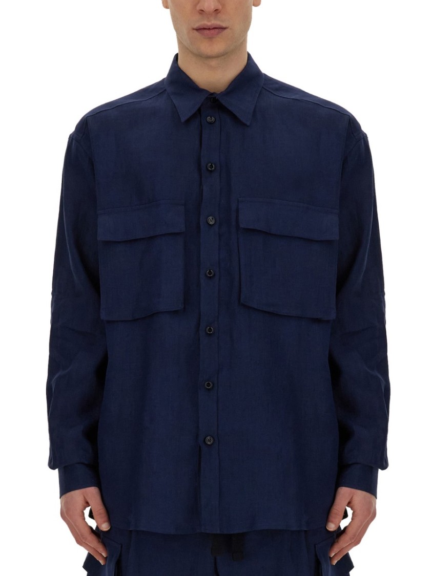 Dolce & Gabbana Shirt With Pockets Blauw