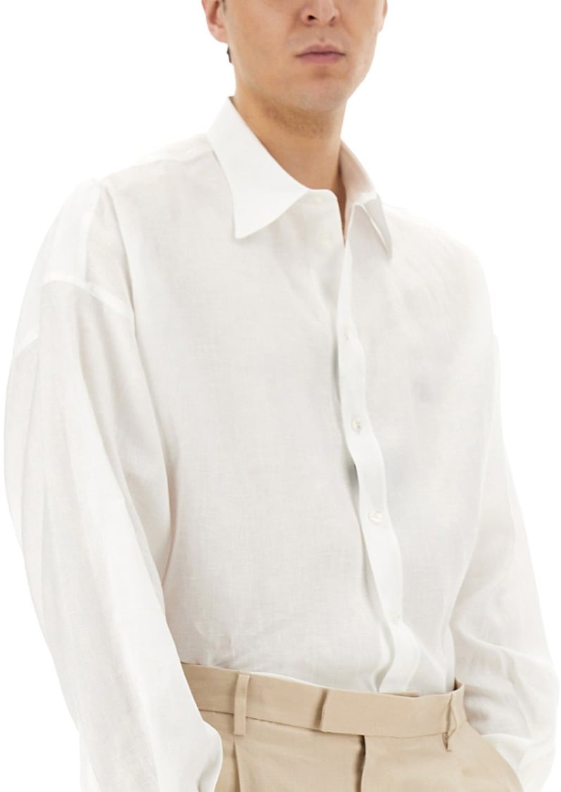 Dolce & Gabbana Linen Shirt Wit