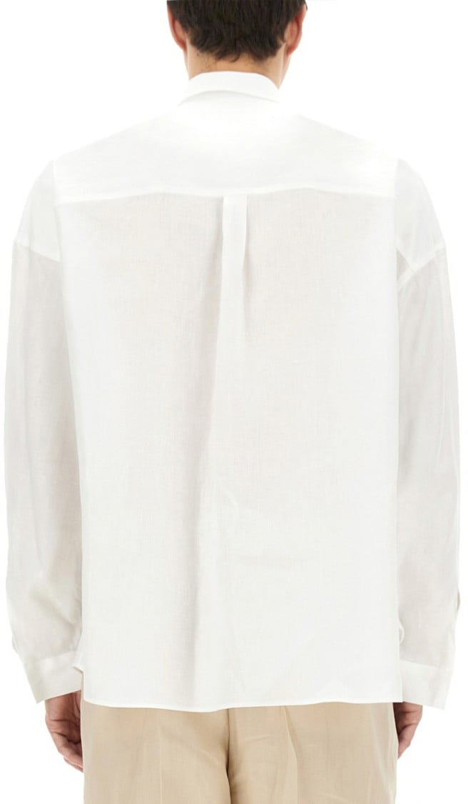 Dolce & Gabbana Linen Shirt Wit