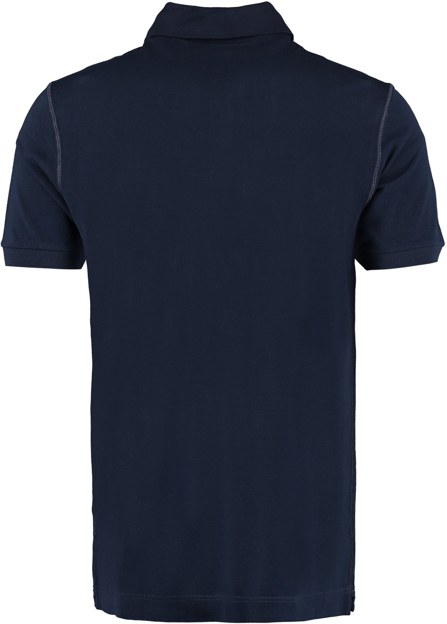 Dolce & Gabbana Cotton-piqué polo shirt Navy