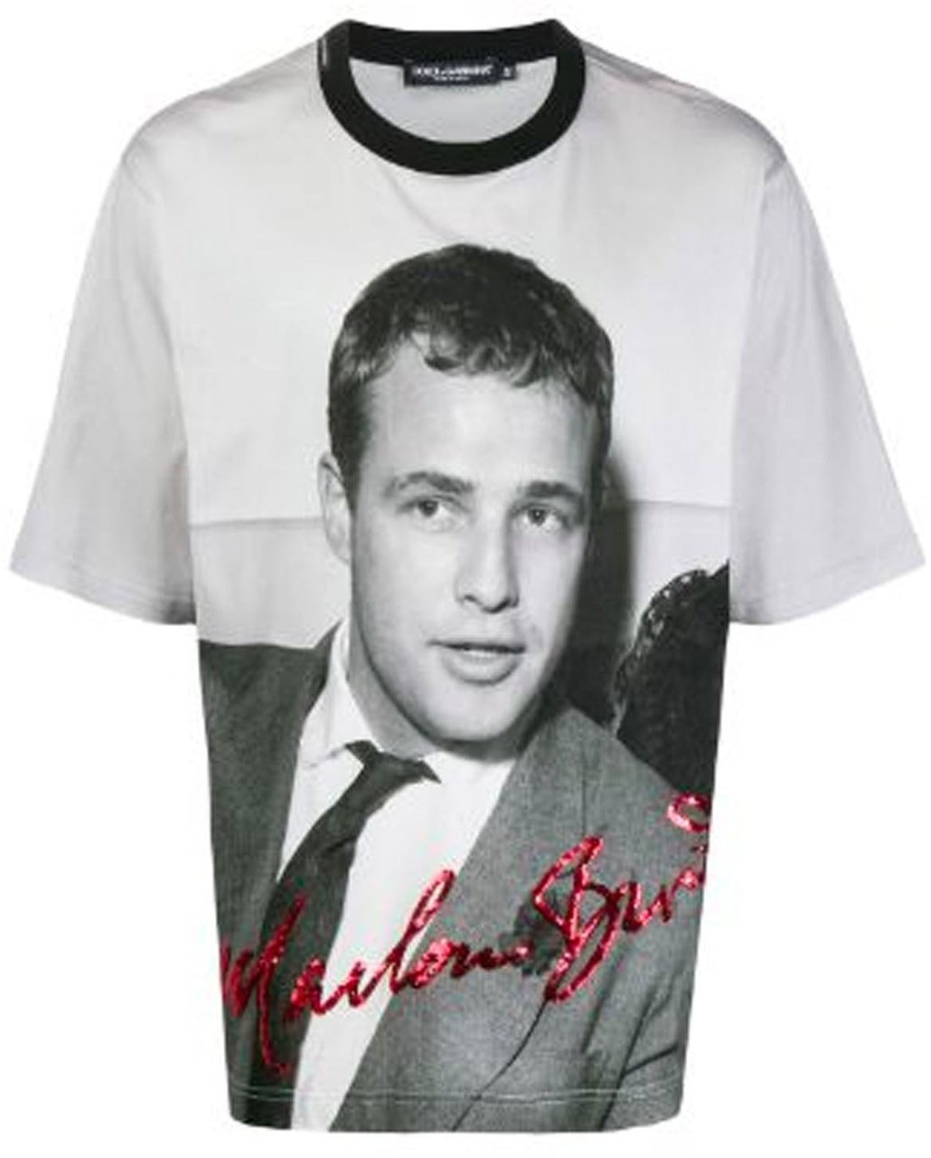 Dolce & Gabbana Dolce & Gabbana Marlon Brando T-Shirt Zwart