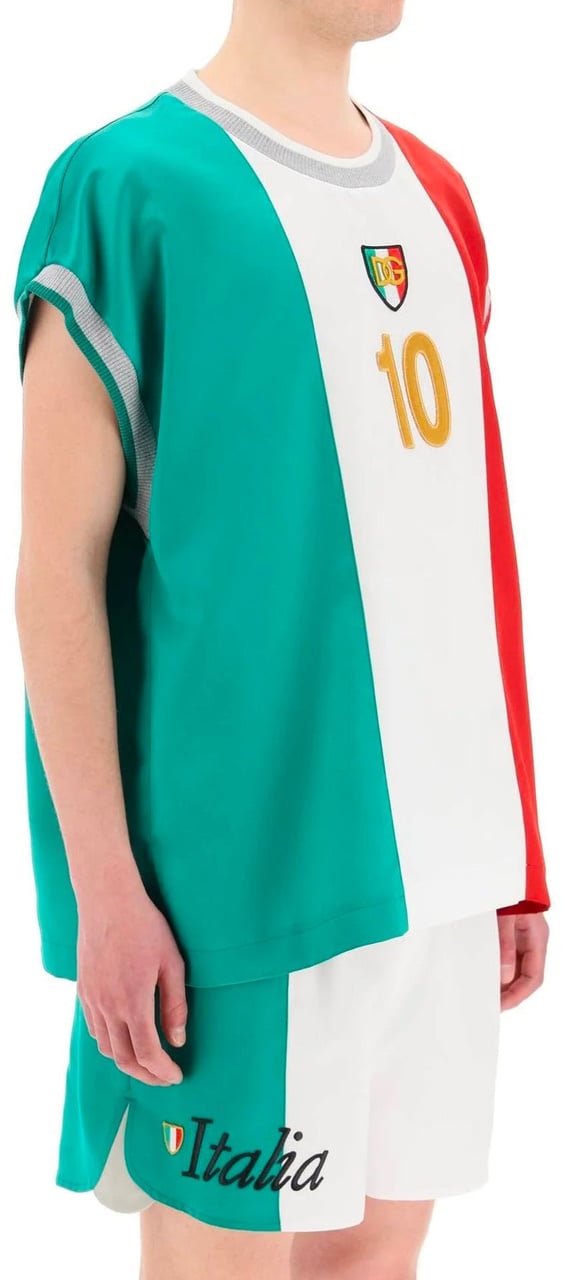 Dolce & Gabbana Dolce & Gabbana Satin T-shirt Wit