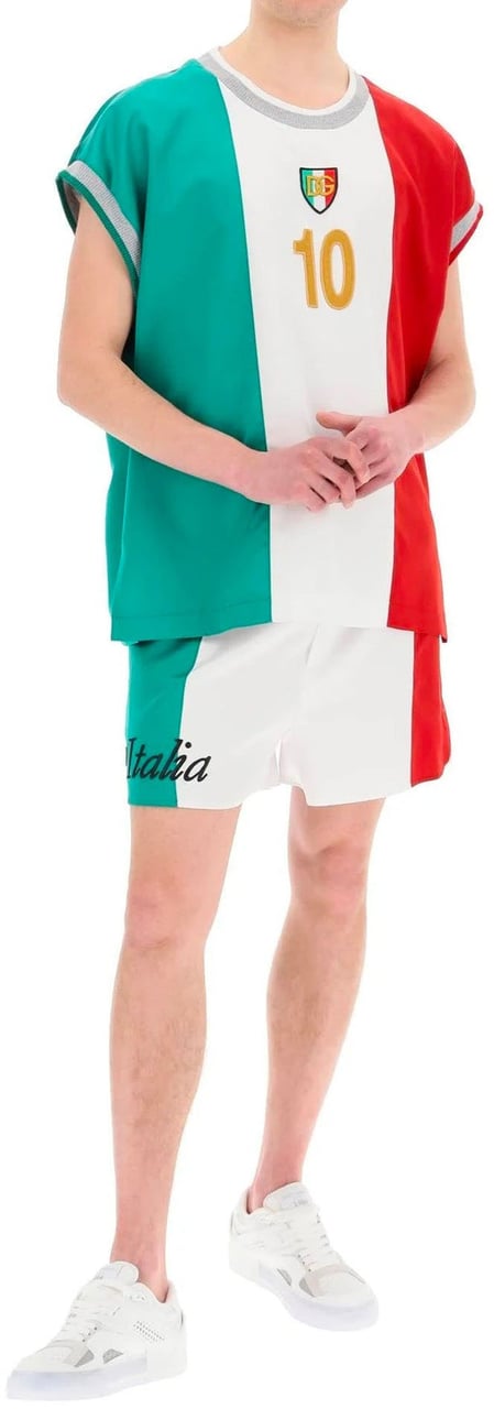 Dolce & Gabbana Dolce & Gabbana Satin T-shirt Wit