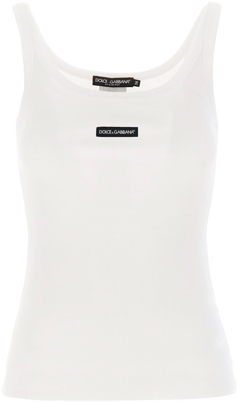Dolce & Gabbana Dolce&gabbana White cotton top Wit